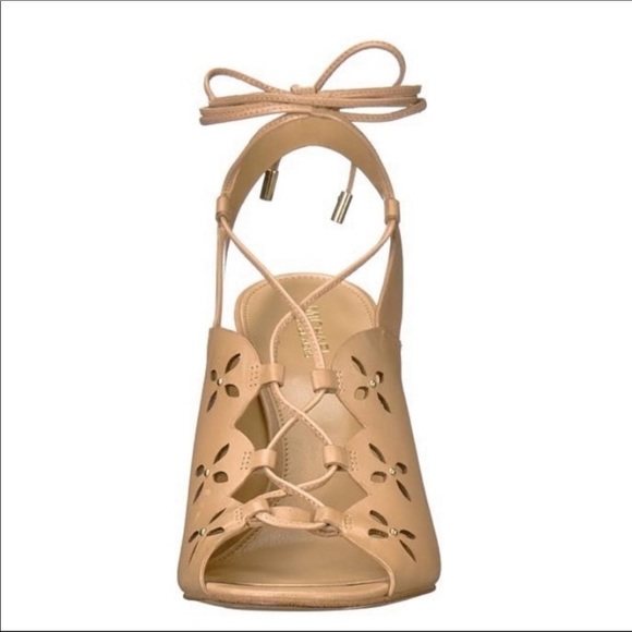 Michael Michael Kors Leather Thalia Sandals Size 7 - Picture 4 of 6